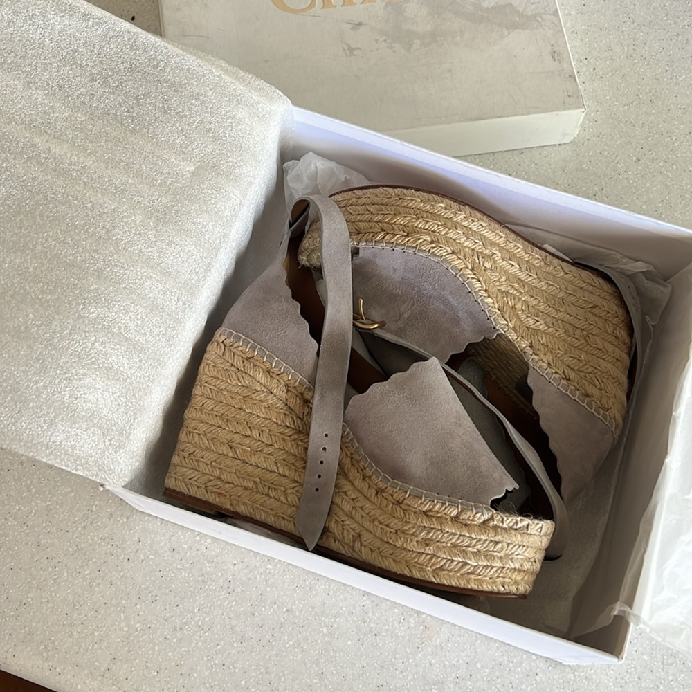 ❤️ New in Box | Chloe Espadrille - Gray